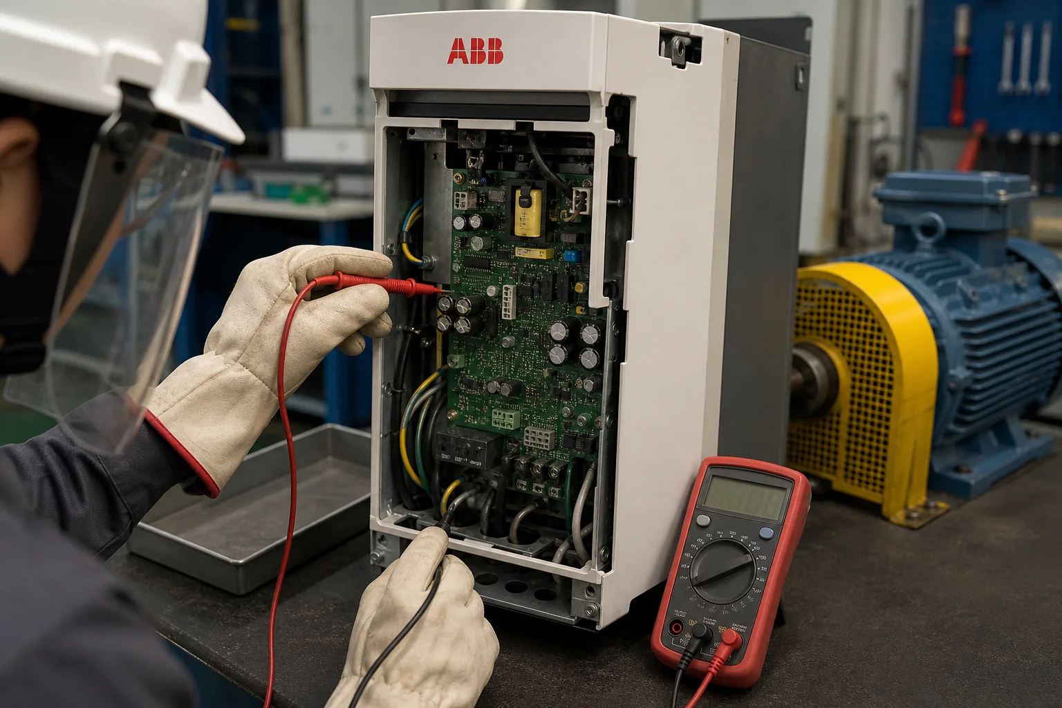 Đo kiểm bo công suất biến tần ABB đã cô lập điện