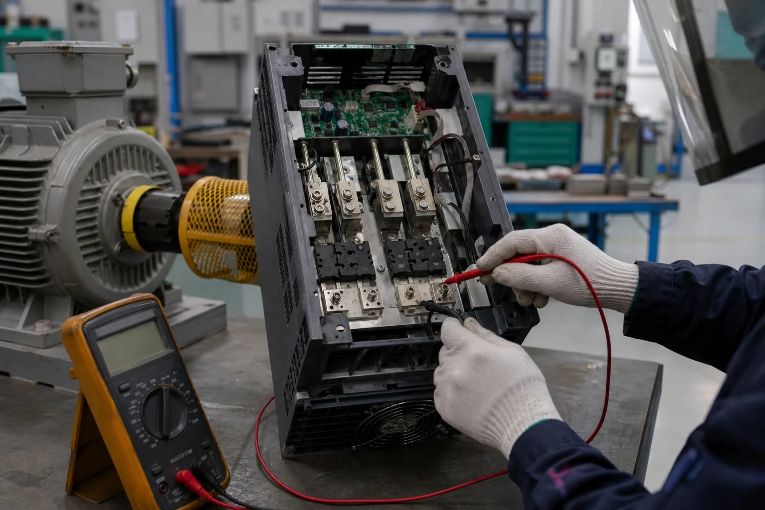 Đo kiểm tầng công suất IGBT khi khoanh vùng lỗi quá dòng