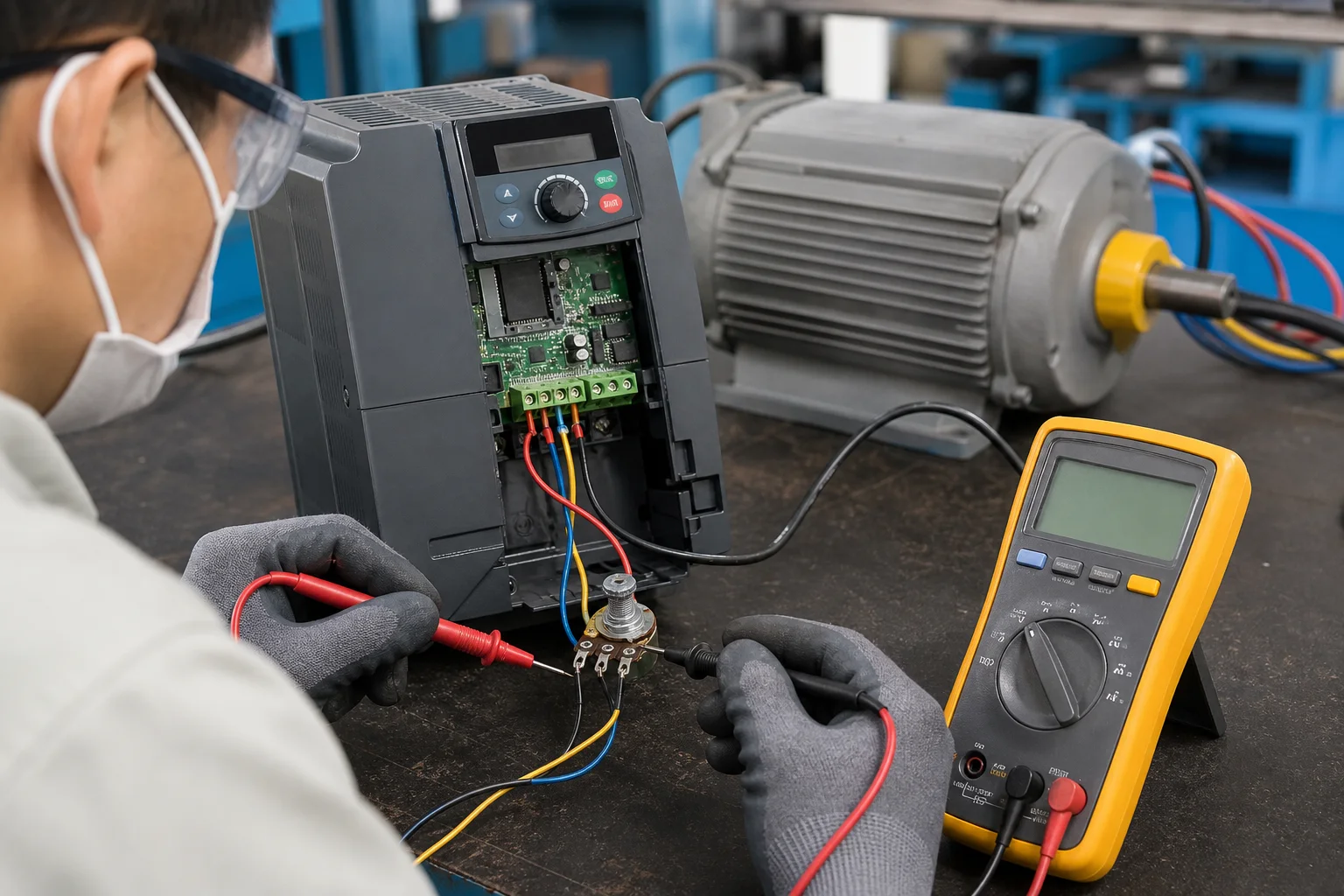 Đo tín hiệu biến trở analog khi mạch đã được cô lập an toàn