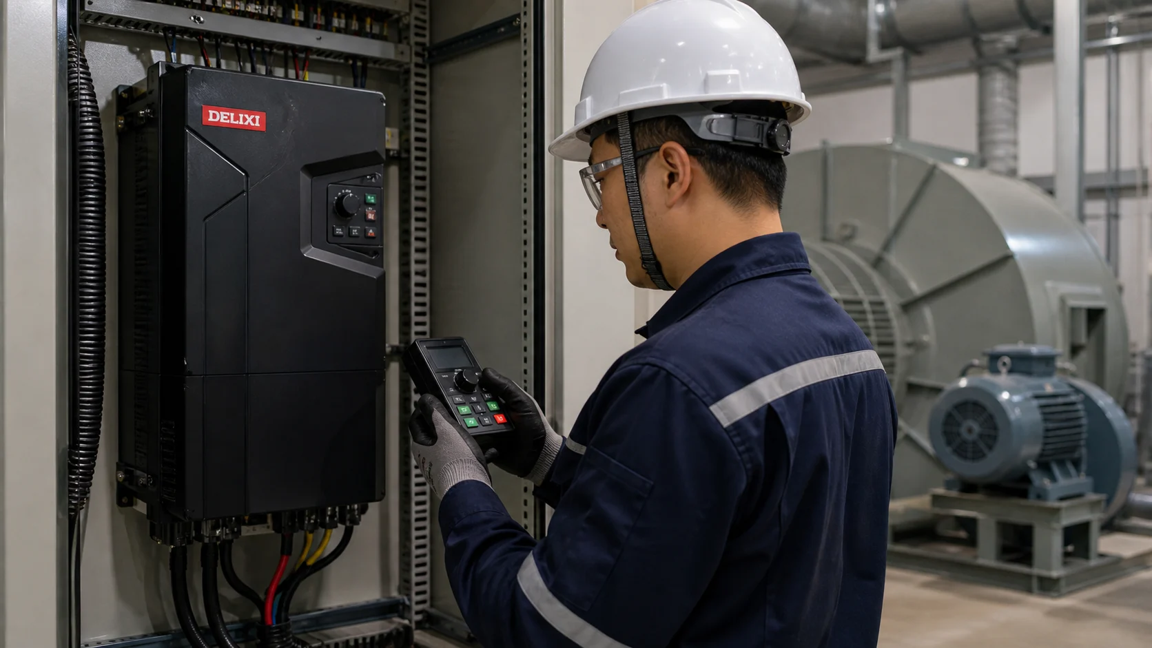 Cài đặt thời gian tăng tốc và chiều quay quạt