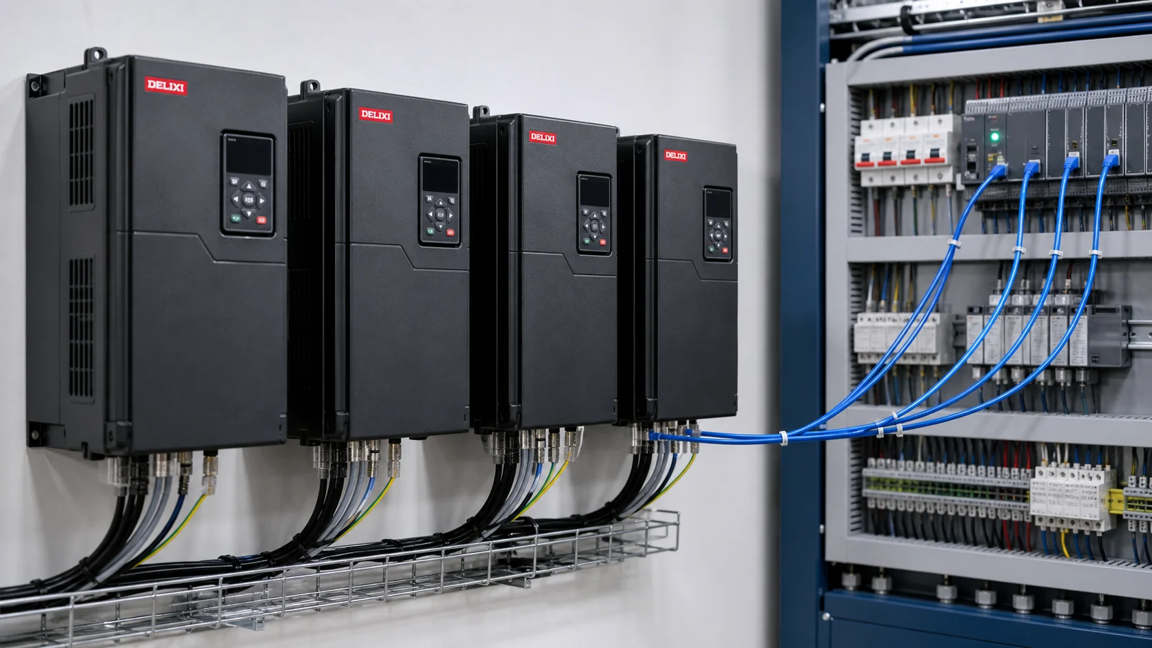 Mạng Modbus RS485 cho biến tần Delixi