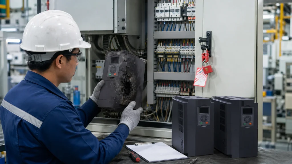 Có nên thay biến tần khác hãng? Các điểm cần kiểm tra - hình minh họa kỹ thuật