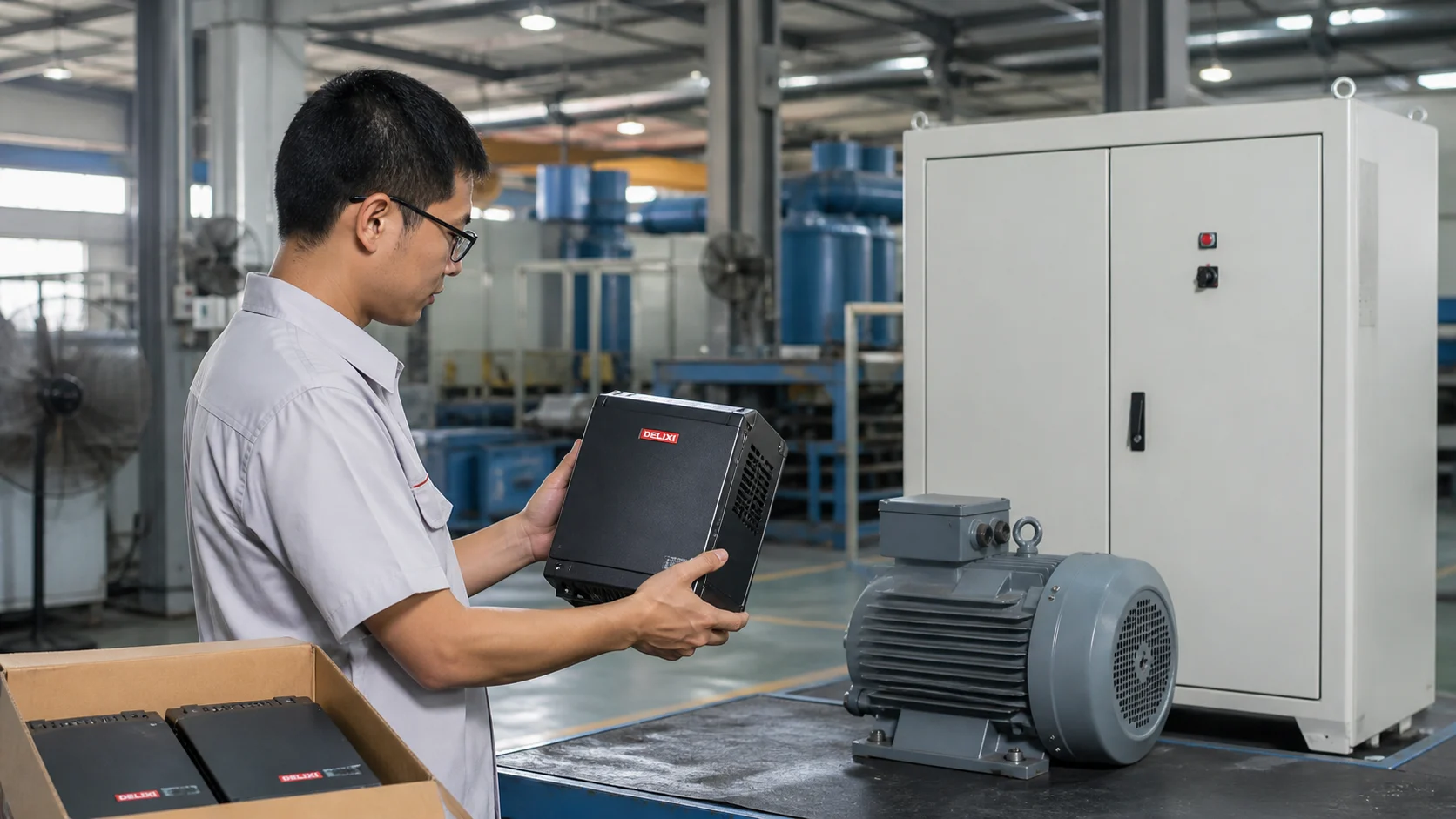 Chọn biến tần Delixi CDI-E102 theo động cơ