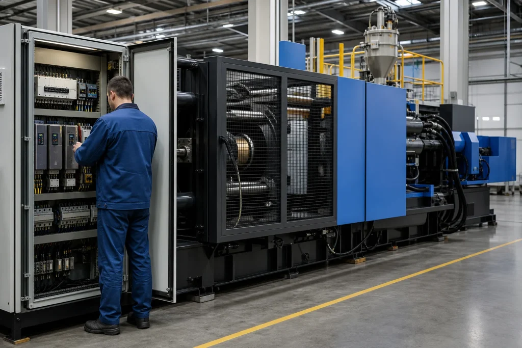 Máy ép nhựa điều khiển bằng biến tần