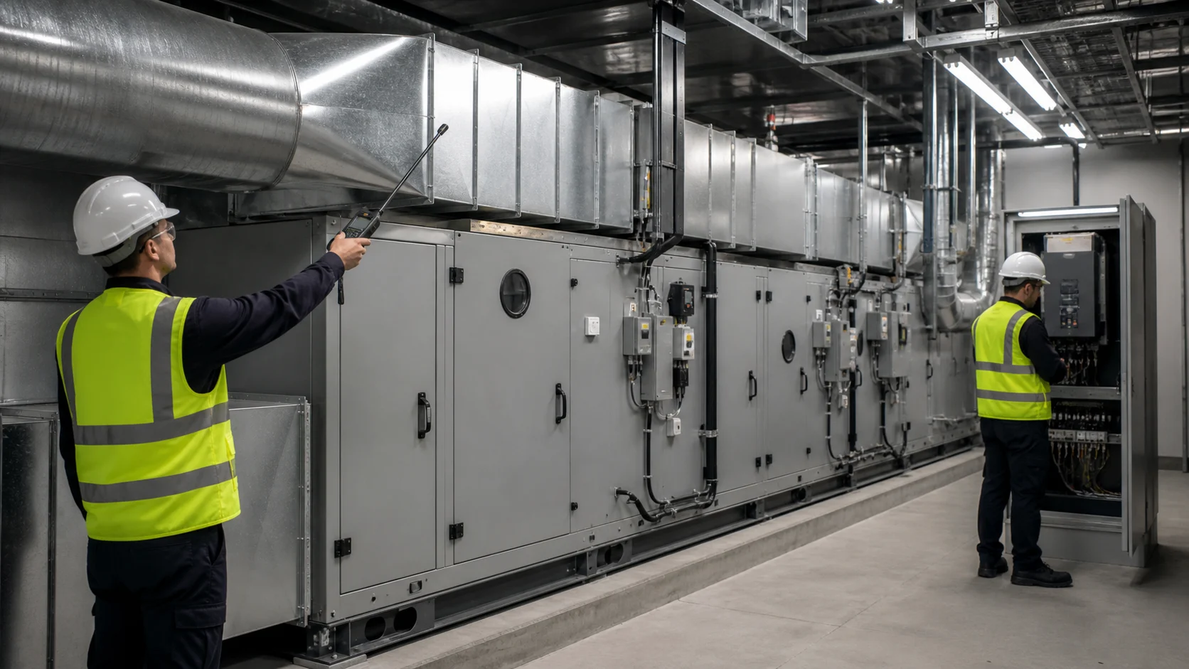 Chạy thử hệ thống HVAC theo lưu lượng gió